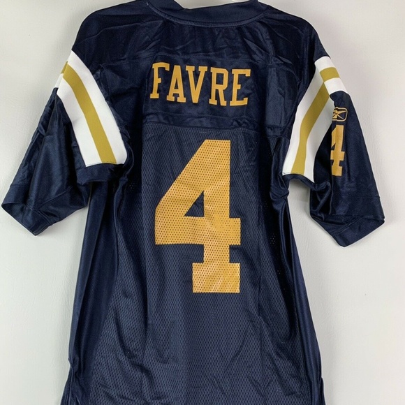 Reebok BRETT FAVRE No. 4 NEW YORK JETS (TITANS) - Picture 2 of 8